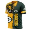 Green Bay Packers T-shirt graphic heart ECG line 2