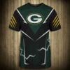 Green Bay Packers T-shirts lightning graphic gift for men 2