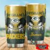 Green Bay Packers Tumbler MTLC CUSTOM NAME 21 M3PTT0102 3