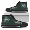 Grunge Vintage Logo New York Jets Custom Canvas High Top Shoes L98 3