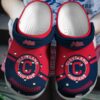 HOT MLB Team Cleveland Guardians Red-Navy Crocs Shoes 3