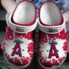 HOT MLB Team Los Angeles Angels White-Red Crocs Shoes 2