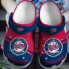 HOT MLB Team Minnesota Twins Red-Navy Crocs Shoes 2