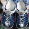 HOT MLB Team New York Yankees White-Navy Crocs Shoes 2