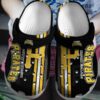 HOT MLB Team Pittsburgh Pirates Black-Yellow Crocs Shoes 2