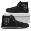 House New England Patriots Custom Canvas High Top Shoes L98 2