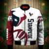 Houston Texans Bomber jacket Graphic balls gift for fans 3