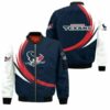 Houston Texans Bomber Jacket graphic curve 3