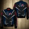 Houston Texans bomber Jacket lightning graphic gift for men 2