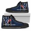 Houston Texans Custom Canvas High Top Shoes L98 2