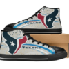 Houston Texans Football 16 Custom Canvas High Top Shoes L98 2