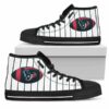 Houston Texans Football 20 Custom Canvas High Top Shoes L98 2