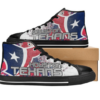 Houston Texans Football 3 Custom Canvas High Top Shoes L98 2