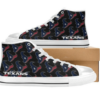 Houston Texans Football 5 Custom Canvas High Top Shoes L98 2