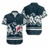 Houston Texans Hibiscus Flowers Hawaii Shirt and Shorts Summer Collect 3