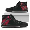 Houston Texans Nightmare Freddy Custom Canvas High Top Shoes L98 2