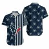 Houston Texans Stripes and Skull Hawaii Shirt and Shorts Summer Collec 2