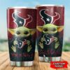 Houston Texans Yoda Custom Name Tumbler 2