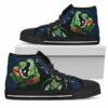 Hulk Punch Houston Texans Custom Canvas High Top Shoes L98 2