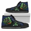 Hulk Punch New York Giants Custom Canvas High Top Shoes L98 2