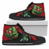 Hulk Punch Tampa Bay Buccaneers Custom Canvas High Top Shoes L98 2