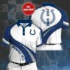 Indianapolis Colts Football Polo Shirt L98 3