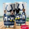 Indianapolis Colts Grogu Mickey Groot Custom Name Tumbler 2