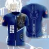 Indianapolis Colts T-shirt 3D Performance Short Sleeve 3