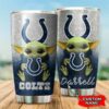 Indianapolis Colts Yoda Custom Name Tumbler 2