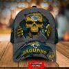 Jacksonville Jaguars 3D Cap SKULL Custom Name 5