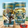 Jacksonville Jaguars Grogu Groot Custom Name Tumbler 2