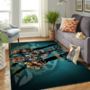 Jacksonville Jaguars Living Room Area Rug DTTRUG1702124 2