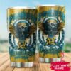 Jacksonville Jaguars Metallica Custom Name Tumbler 3