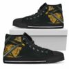 Jacksonville Jaguars Nightmare Freddy Custom Canvas High Top Shoes 2