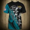 Jacksonville Jaguars T-shirt Graphic Cartoon player gift for fans 3