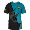 Jacksonville Jaguars T-shirt Zigzag graphic Summer gift for fans 2