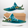 Jacksonville Jaguars Yeezy Customize Sneakers Sport Teams Top 2