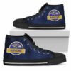 Jurassic Park Baltimore Ravens Custom Canvas High Top Shoes L98 2