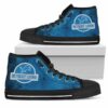 Jurassic Park Detroit Lions Custom Canvas High Top Shoes L98 2