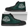 Jurassic Park New York Jets Custom Canvas High Top Shoes L98 2