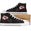 Kansas City Chiefs 5 Custom Canvas High Top Shoes L98 3