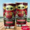 Kansas City Chiefs Baby Yoda Tumbler Custom Name 3