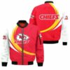 Kansas City Chiefs Bomber Jacket graphic curve 2