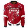 Kansas City Chiefs Bomber Jacket Graphic Running men gift for fans 2