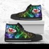 Kansas City Chiefs Football 3 Custom Canvas High Top Shoes L98 2