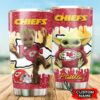 Kansas City Chiefs Grogu Groot Custom Name Tumbler 3