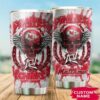 Kansas City Chiefs Metallica Custom Name Tumbler 3