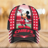 Kansas City Chiefs Mickey Mouse 3D Cap 4