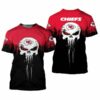 Kansas City Chiefs Skull For Men’s And Women’s Gift For Fan 3D 2