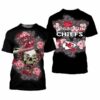 Kansas City Chiefs Skull Gift For Fan 3D T Shirt Sweater Zip Hoodi 2